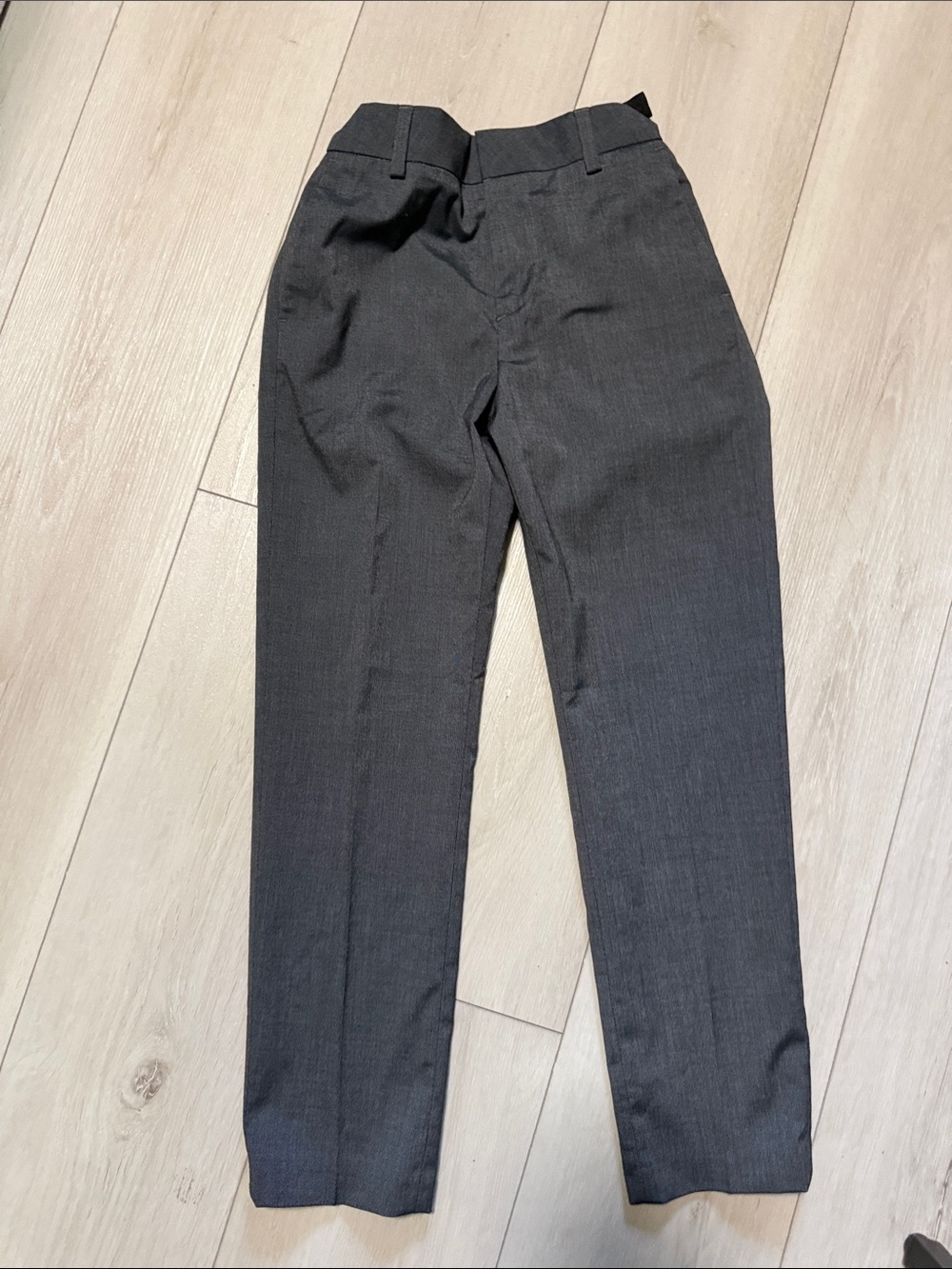 H&M Boy’s Dress Pants - Charcoal Gray with pockets and adjustable waist size 8-9